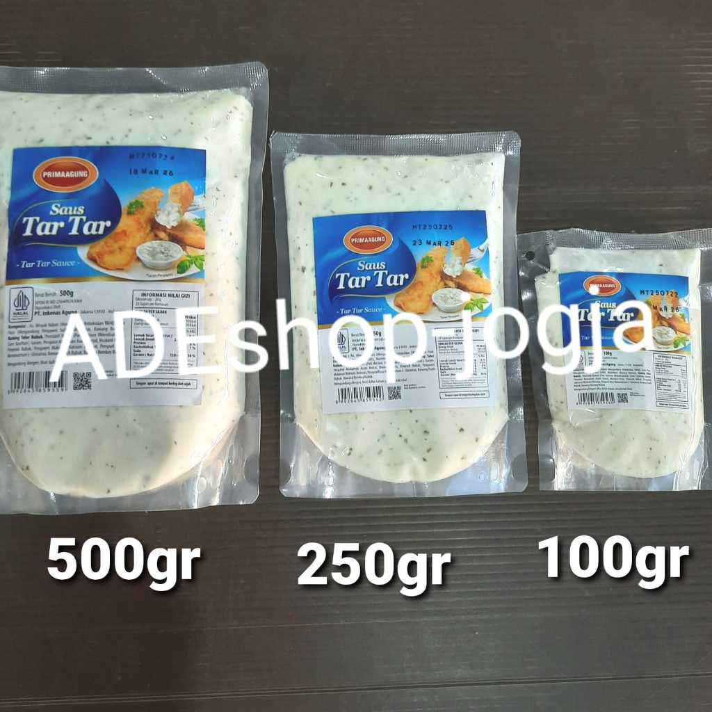 

saus tartar 250 gr 500 tar tar prima agung sauce