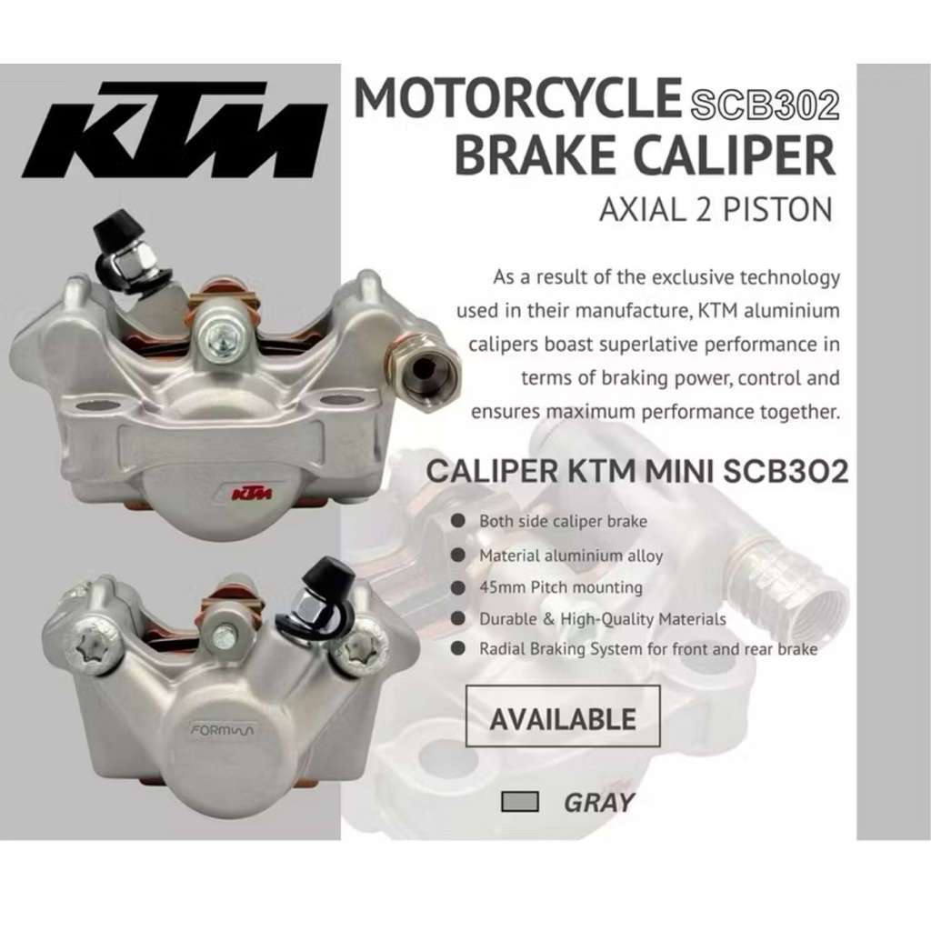 Kaliper Caliper KTM 85sx Formula Pitch 45 Original Thailand