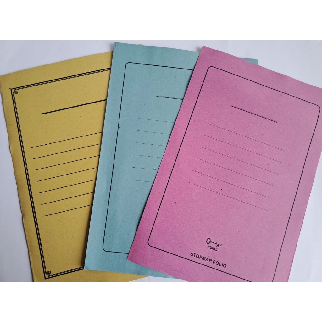 

Stopmap atau map kertas ukuran folio/F4 satuan