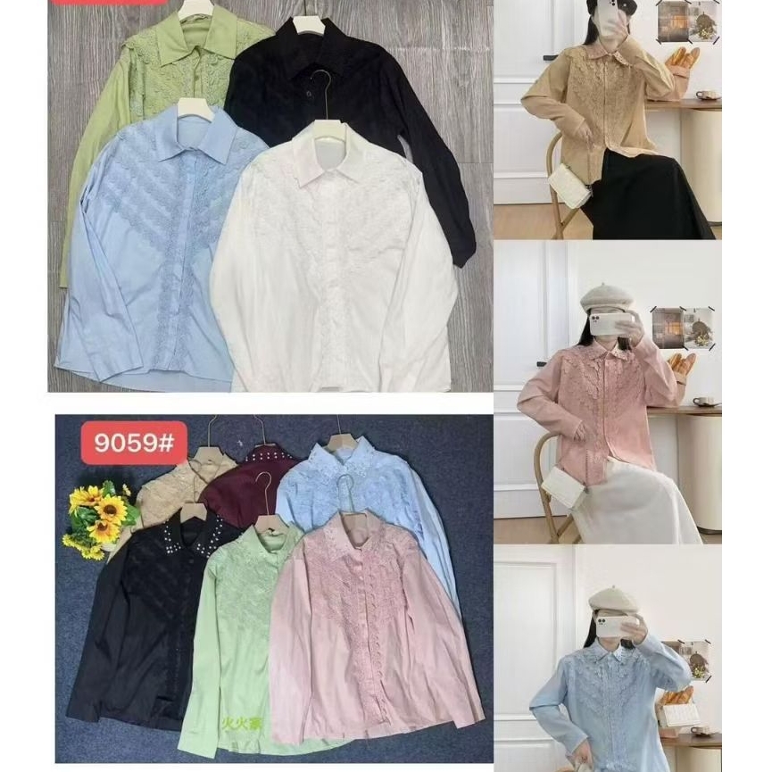 Atasan Wanita Katun Import Blouse Wanita
