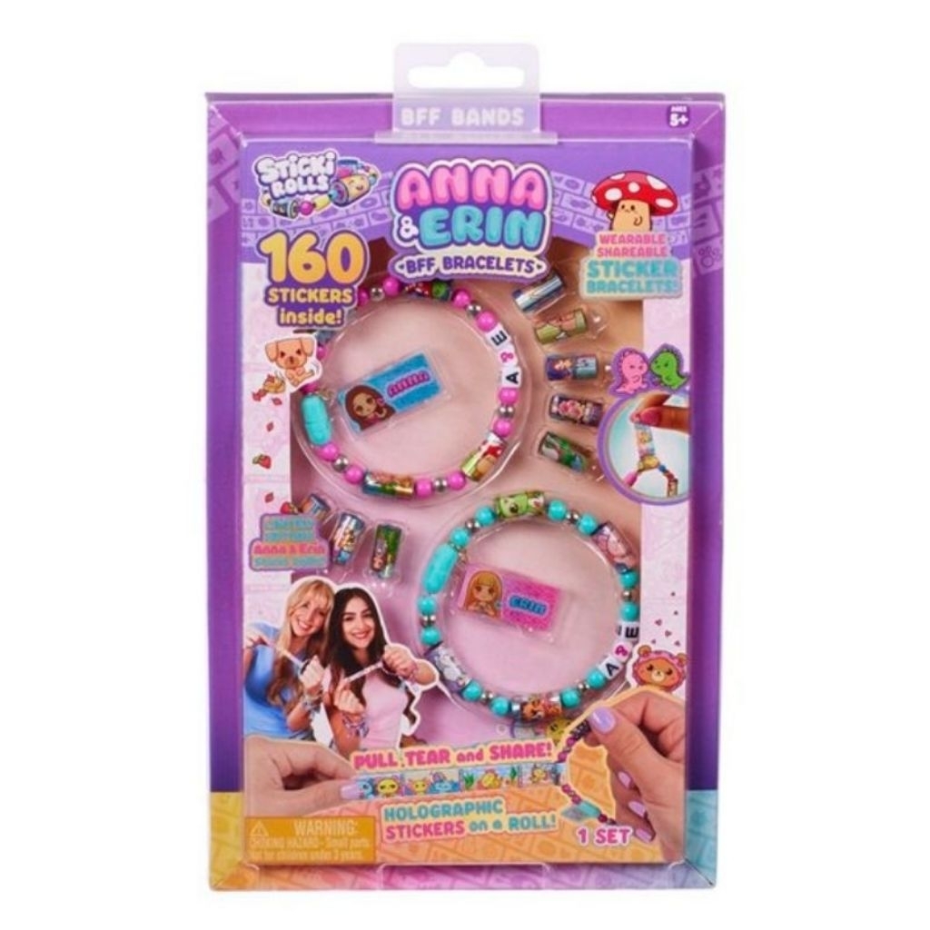 

Sticki Rolls 160 Stickers Inside Friendship Pack Anna And Erin BFF