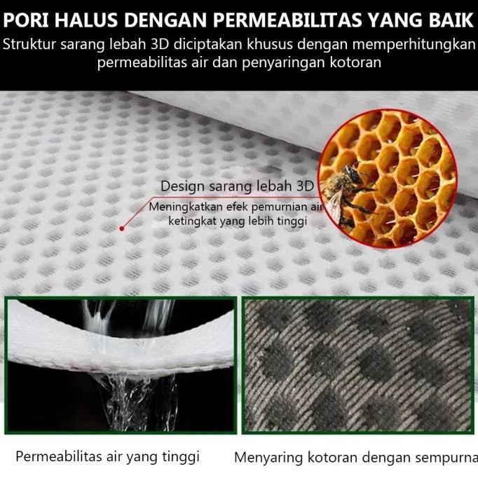 Filter Honeycomb Sarang Lebah Penyaring Pembersih Air Akuarium & Kolam