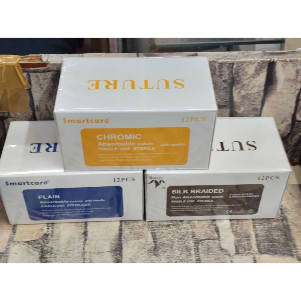 Catgut Smartcare chromic/plain/silk 4/0