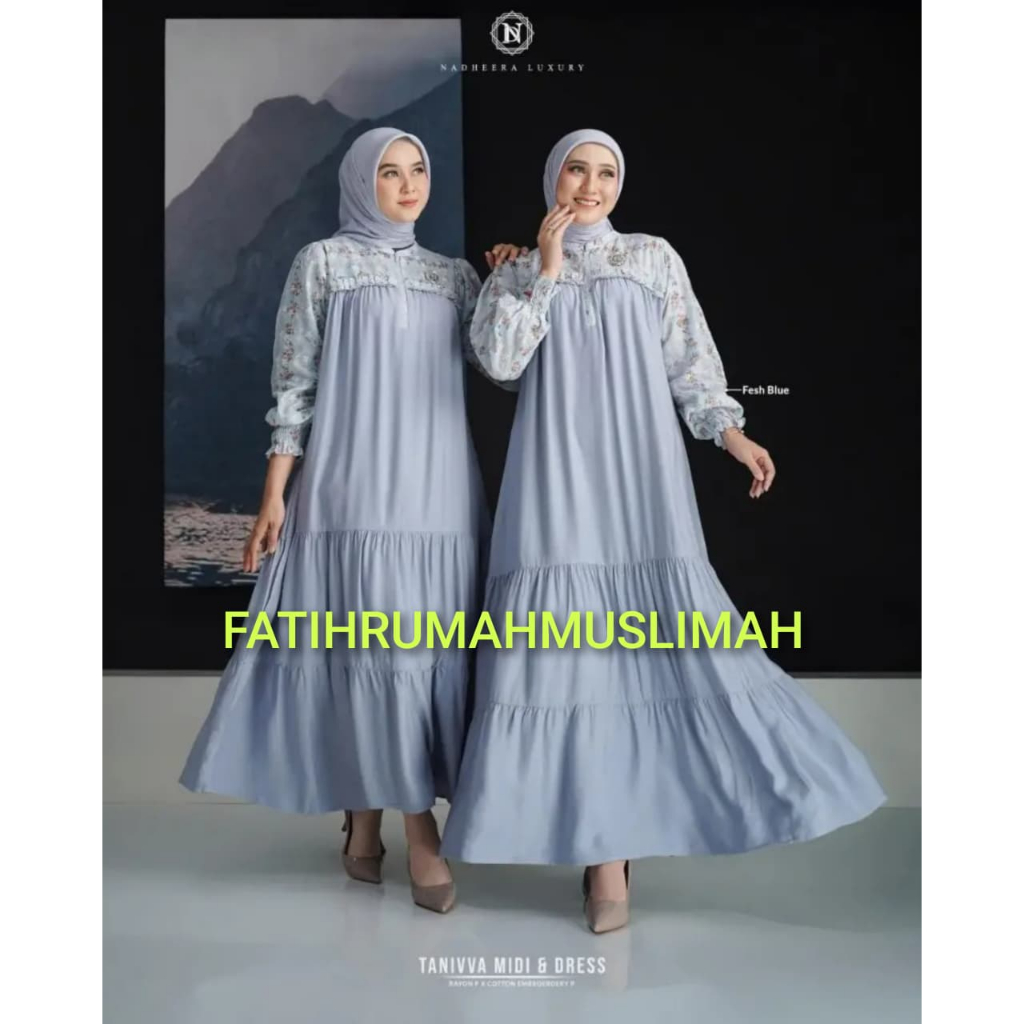 NEW / TERBARU / NADHEERA / DRESS DEWASA / DRESS NADHEERA / DRESS / TANIVVA / TANIVVA DRESS / NADHEER