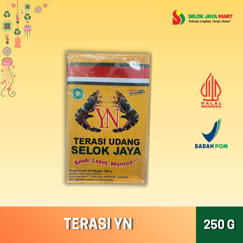 

TERASI UDANG YN 100G / 250G - SELOK JAYA