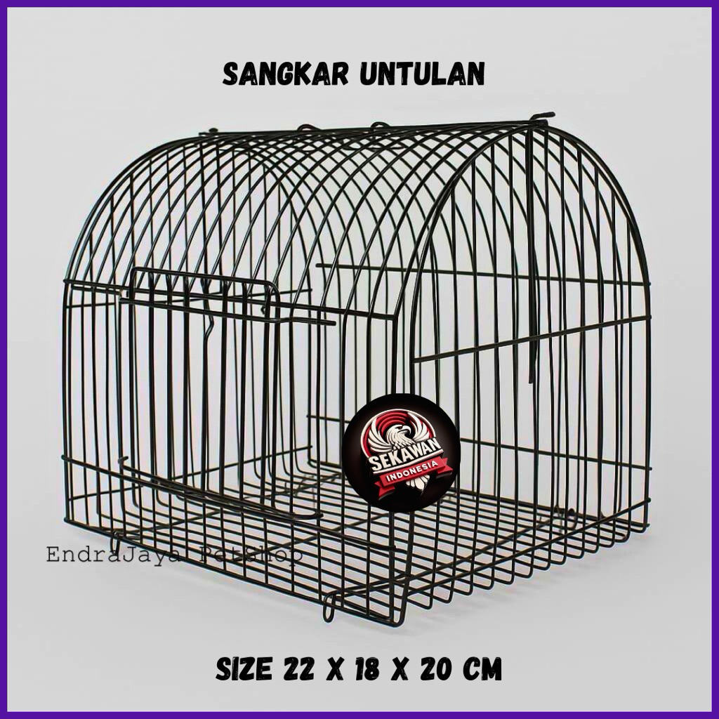 SANGKAR MINI SANGKAR UNTULAN BESI BUAT BURUNG ATAU BINATANG KECIL LAINNYA