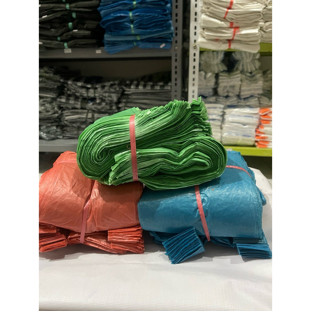 Plastik los warna // Plastik kiloan // kantong kresek warna warni