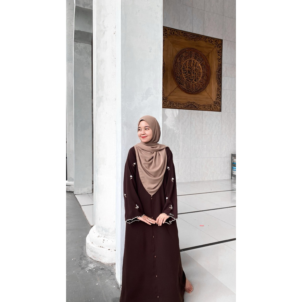 Abaya Alora bydiana | Baju Gamis Muslimah Elegan Premium (Abaya only)