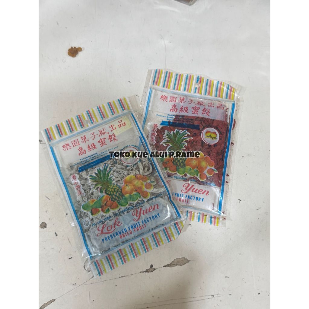 

Lok Yuen Manisan Buah Sachet / Semboe Merah / Semboe Putih / Semboe Keriting