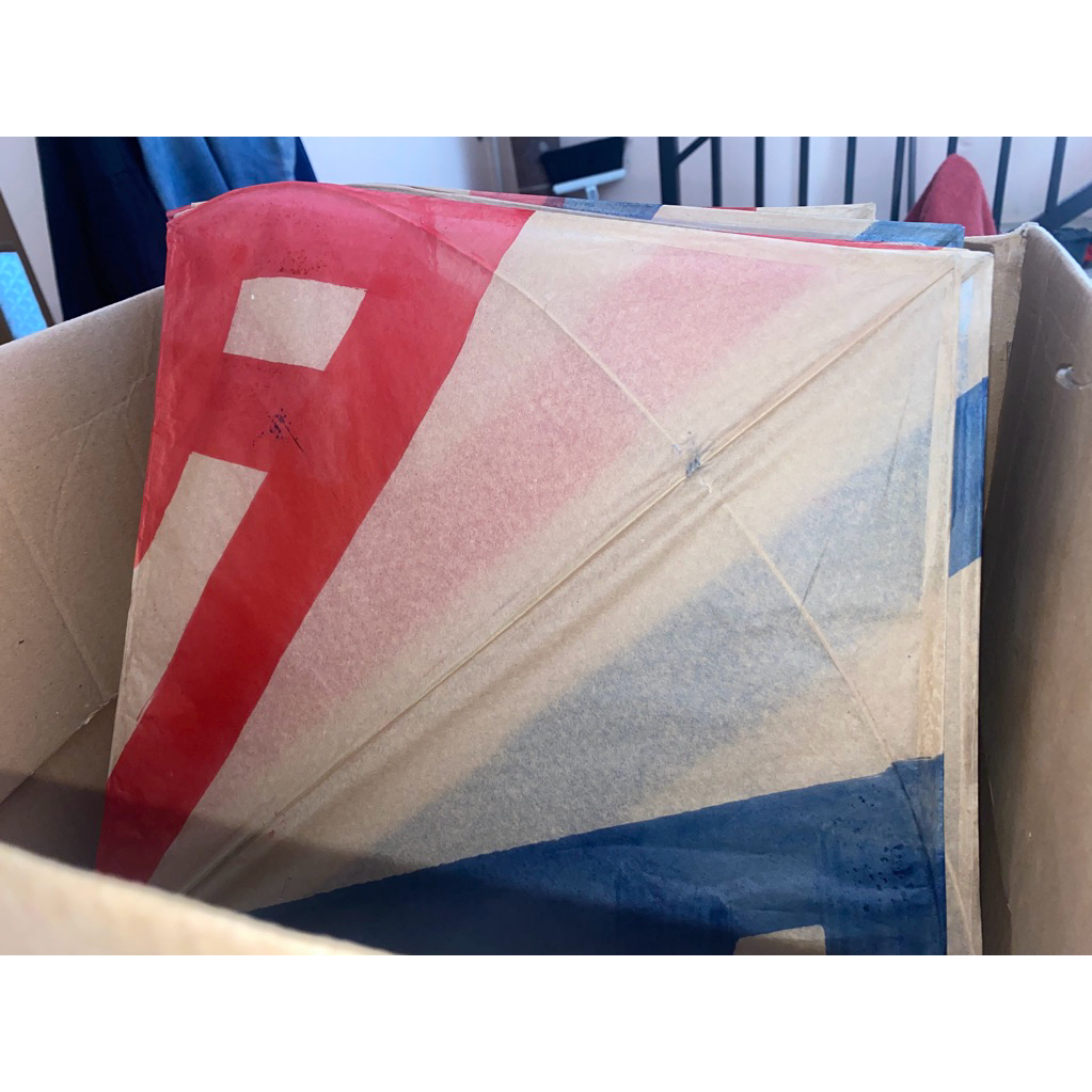 layangan Seot kertas litho