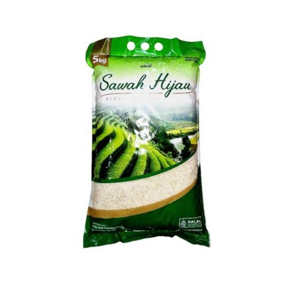 

Beras Premium Sawah Hijau kemasan 5kgx5pack