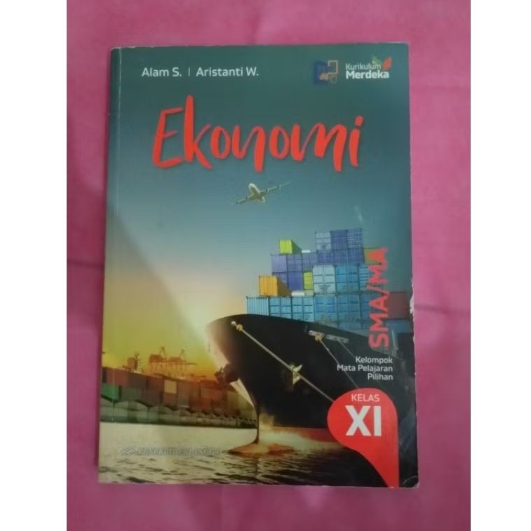 [PRELOVED] Buku Paket Ekonomi Erlangga Kelas 11 Kurikulum Merdeka