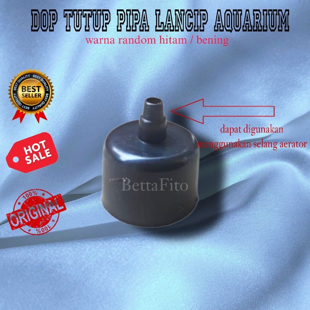 dop tutup pentil pipa aquarium lancip