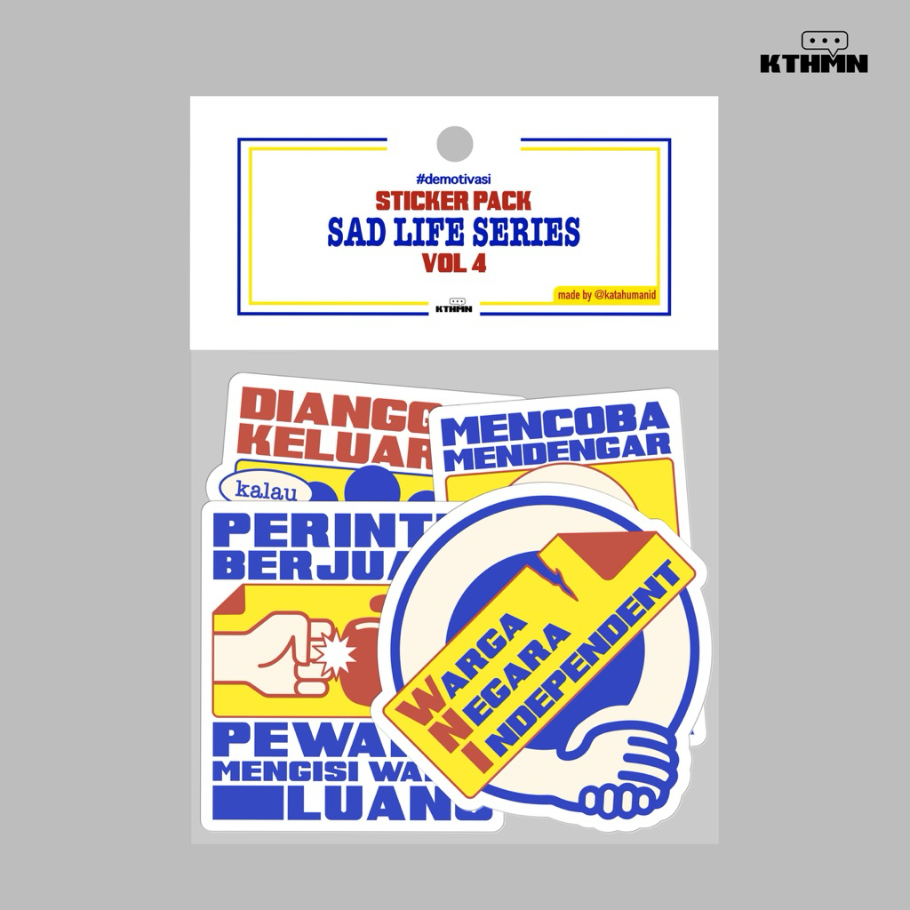 

Sad Life Series Vol. 4 - Sticker Pack | SP-091
