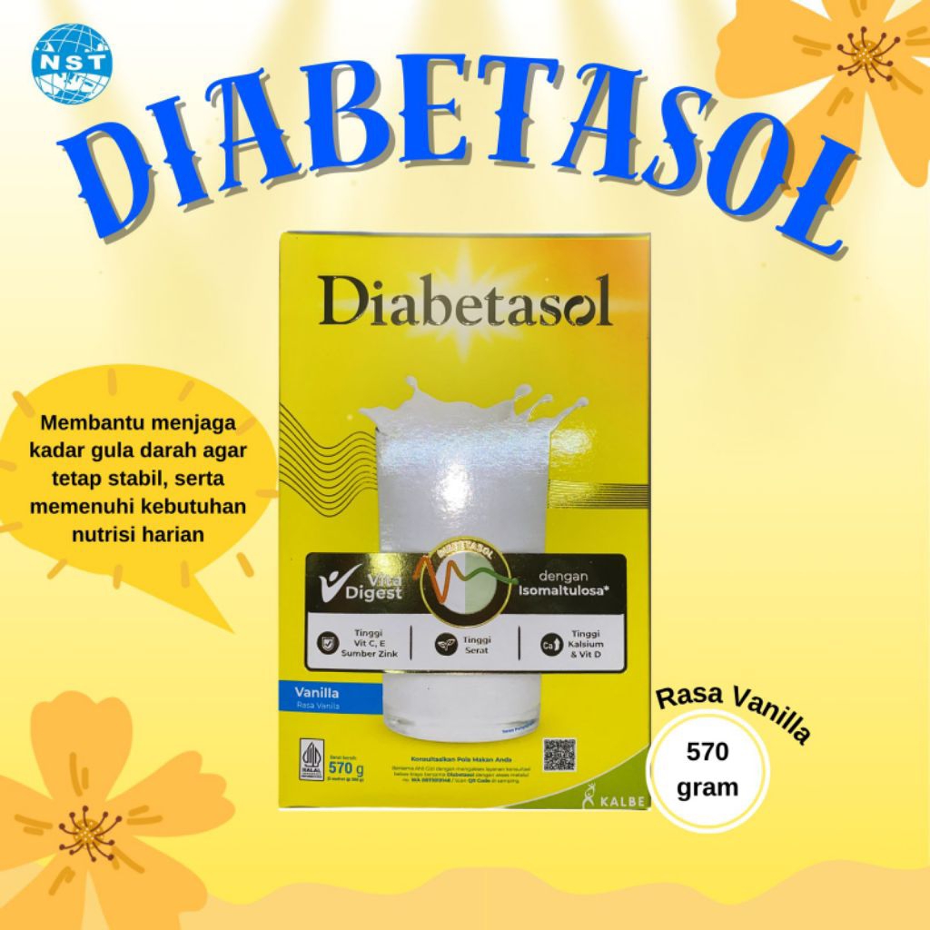

Diabetasol 570gram vanila