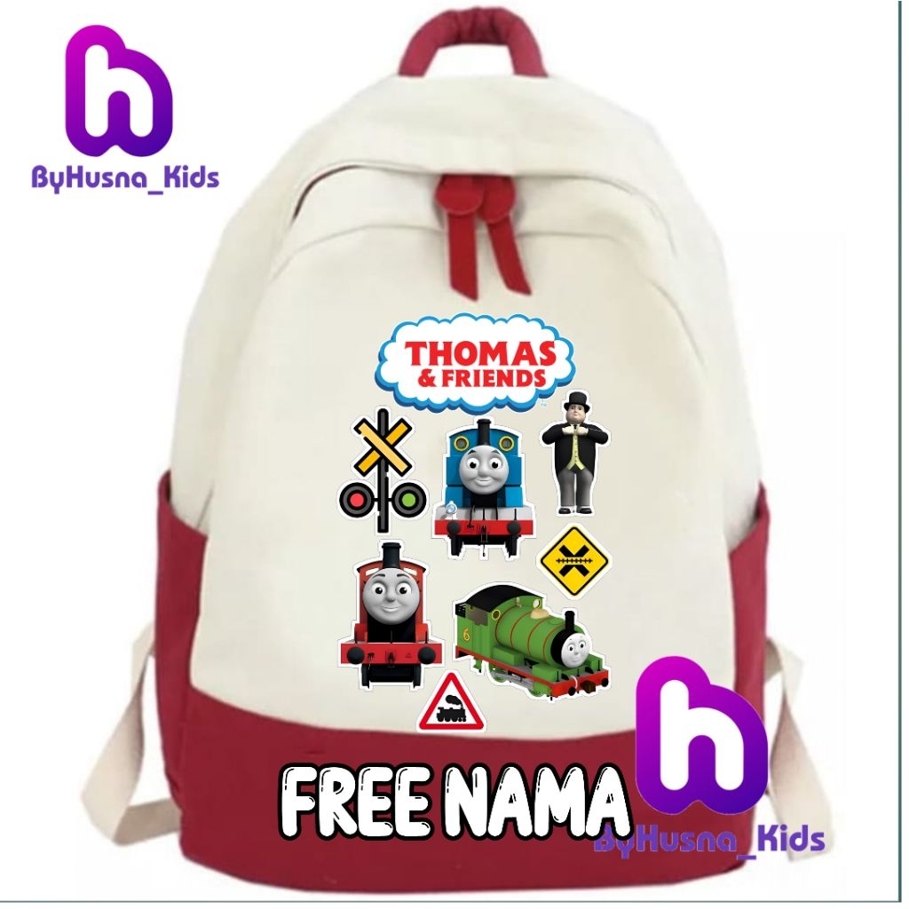 THOMAS AND FRIENDS TAS RANSEL ANAK THOMAS AND FRIENDS TAS ANAK CEWEK COWOK CUSTOM