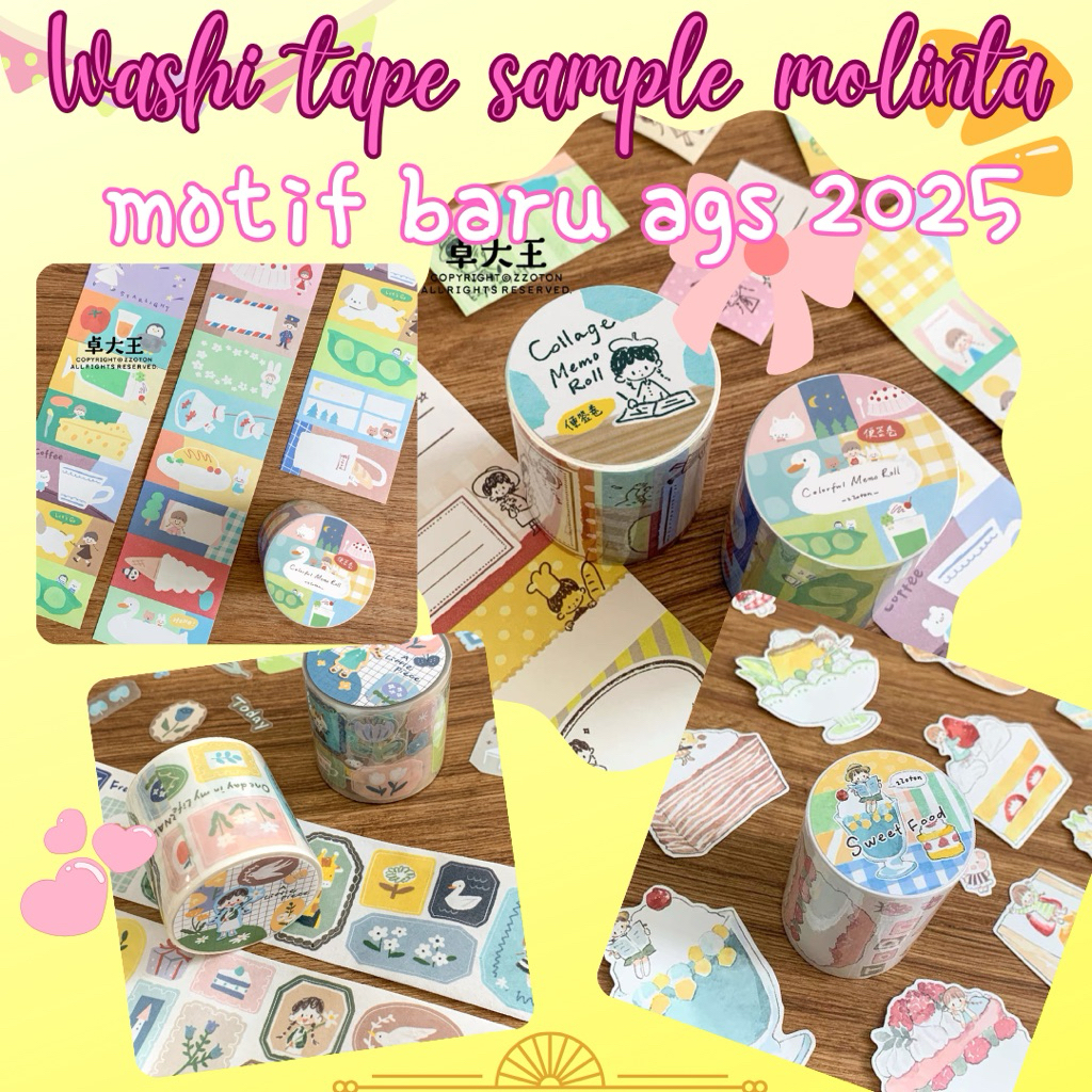 

Washi tape sample ever ein, molinta