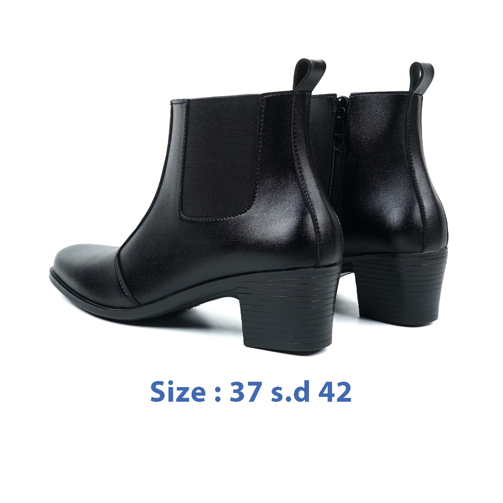 PROMO TERBARU ZEINTIN - SEPATU BOOTS PDH WANITA SEPATU BOOT FASHION WANITA FORMAL CASUAL BOOTS
