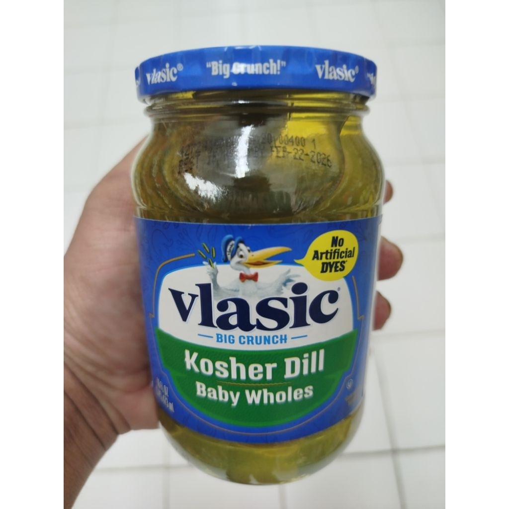 

VLASIC KOSHER DILL BABY WHOLES 473 ML/PCS