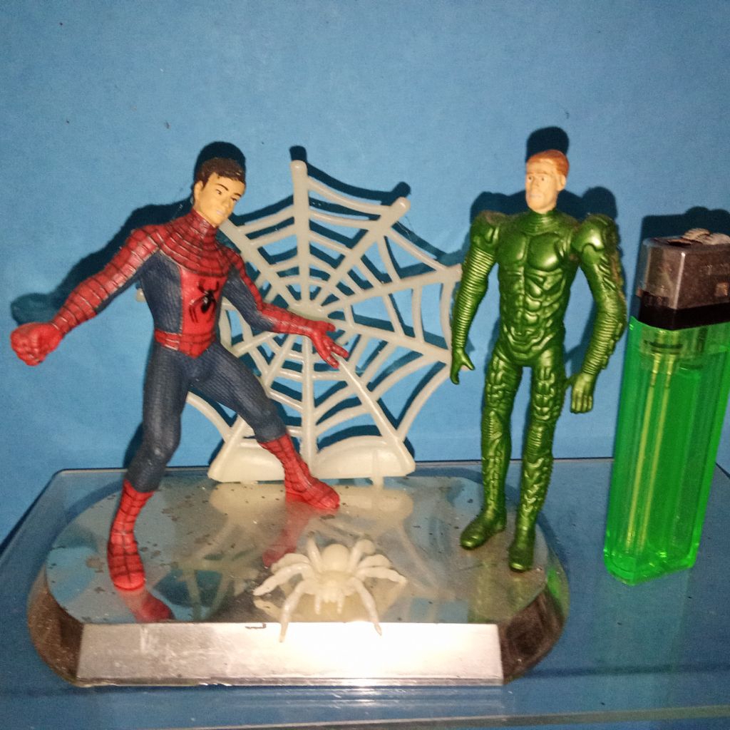 Figure Spiderman Set 02 (Spiderman+Goblin) tahun 2002
