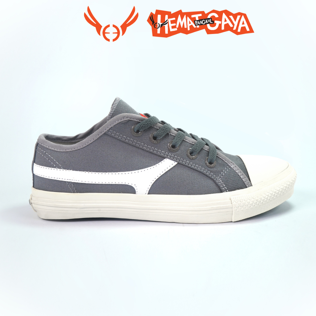 SEPATU HAGAMO UFO - LOW GREY - Sneakers - Unisex