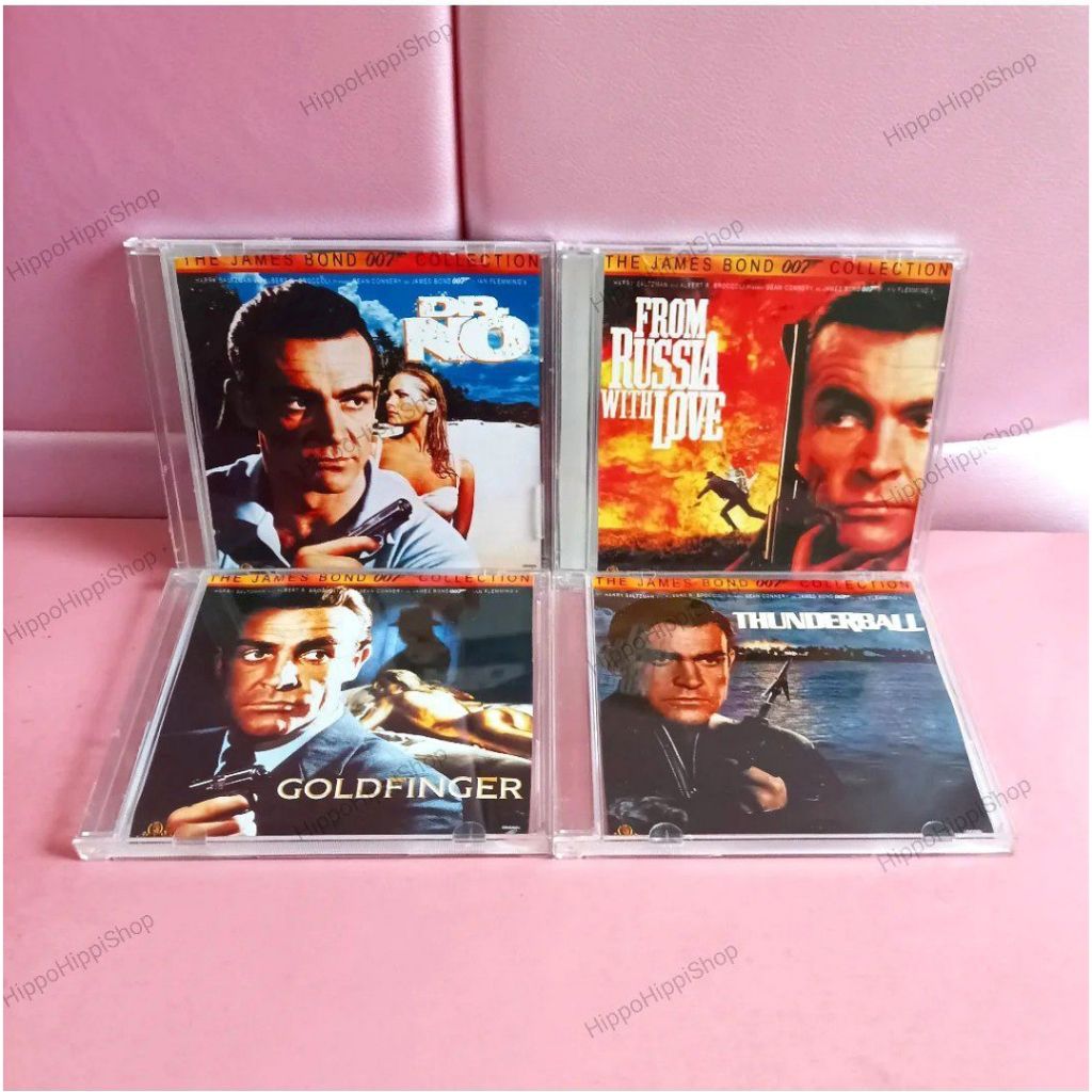 [22 pcs] VCD dan DVD Film Original James Bond 1962 - 2006