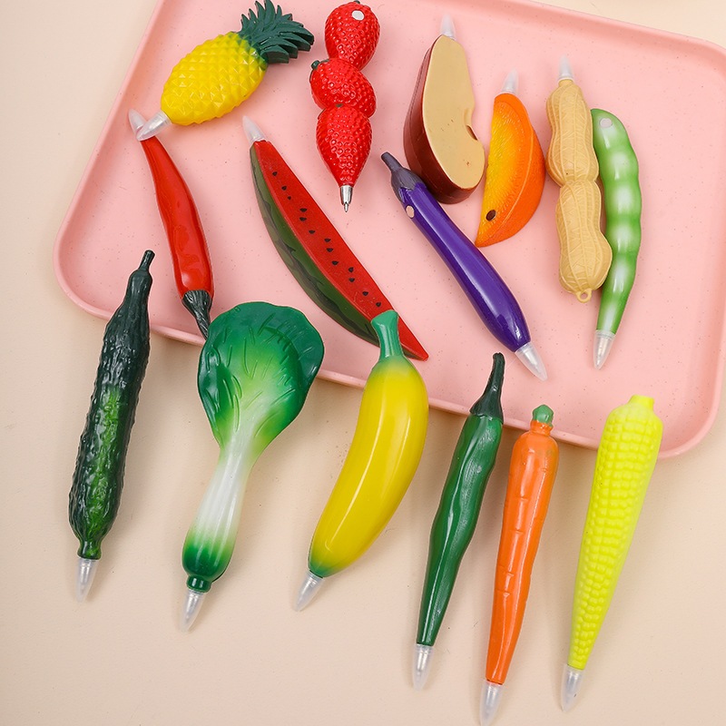 

Pulpen & Magnet Kulkas Buah & Sayuran Bulpen Alat Tulis Kantor Pen Lucu Pen Unik