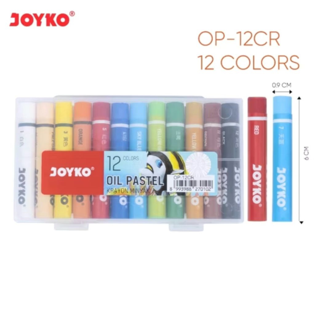 

#KarensMart Crayon Joyko OP-12CR Mini
