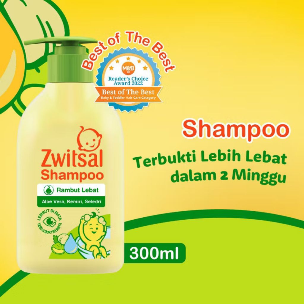 ZWITSAL Baby Shampoo Sampo Bayi ZWITSAL 300ml 300 ml