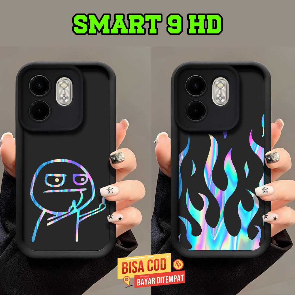 Softcase Infinix Smart 9 HD - Casing Hp Infinix Smart 9 HD - Case Hologram Infinix Smart 9 HD - Case
