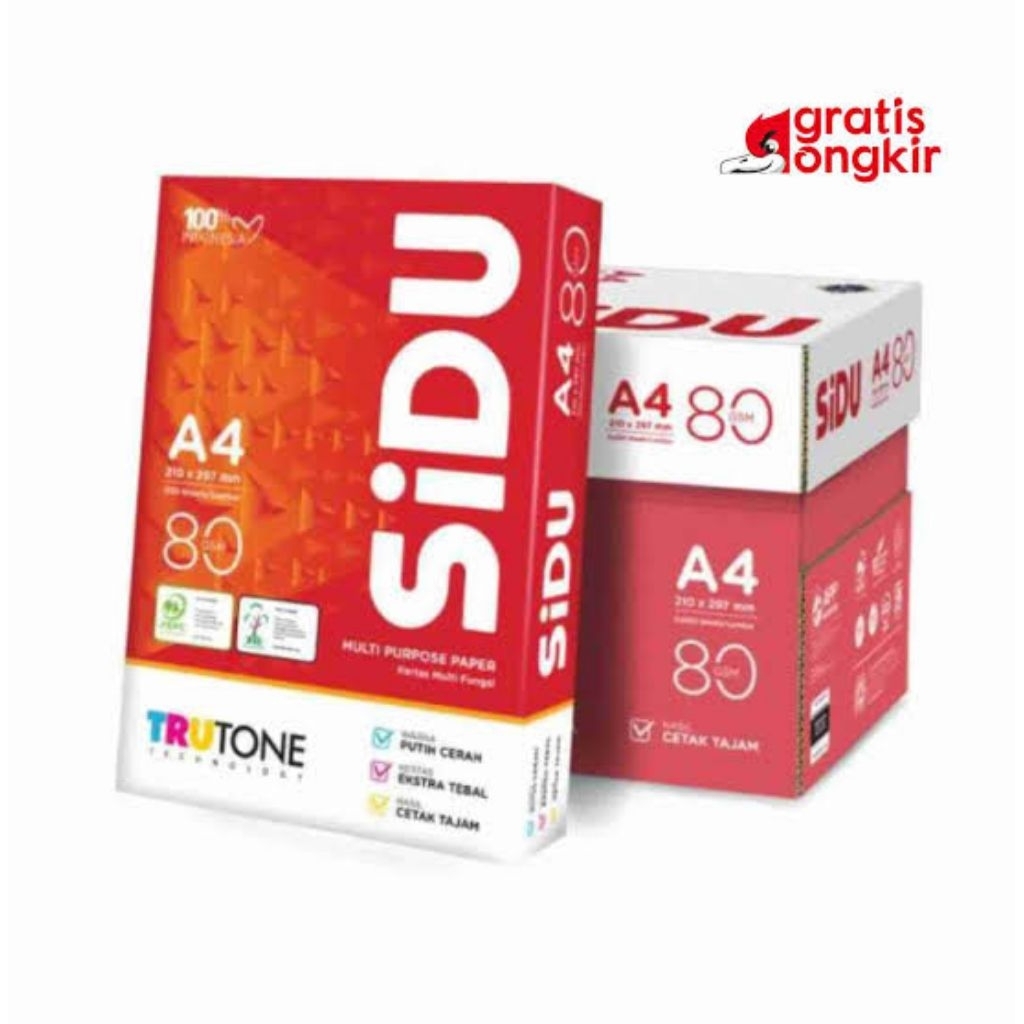 

Kertas HVS Sidu A4 80gsm