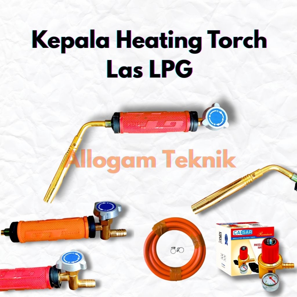 Kepala Heating Torch Kepala Blow Torch Kepala Las LPG Paket Fullset Las LPG