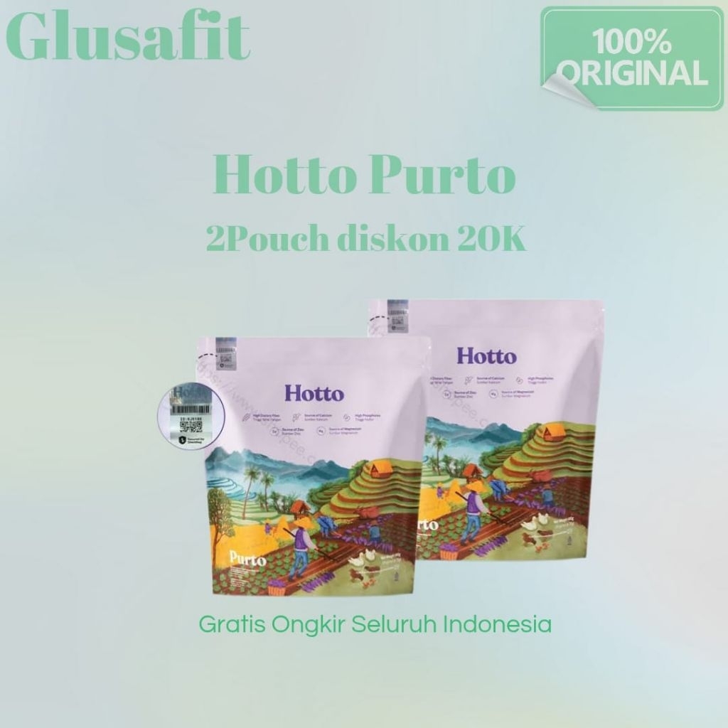 

Hotto Purto 2 Pouch Minuman Ubi Ungu Multigrain Sereal Hoto Cereal