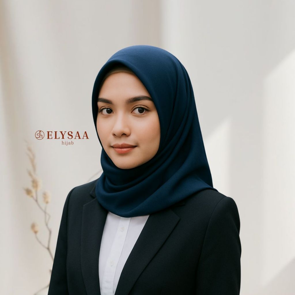 Hijab Segi Empat Umama Voal Premium | Hijab Segi Empat Polos Lesercut