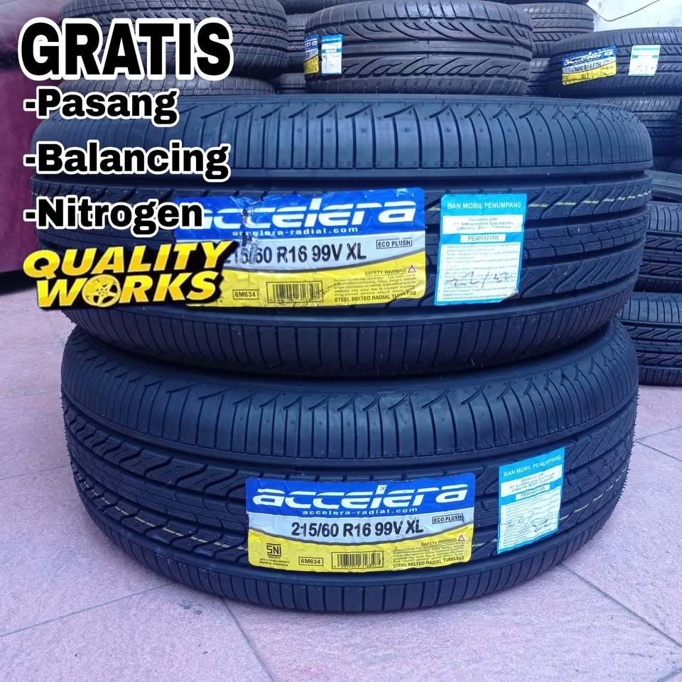 JUAL BAN STANDAR MOBIL HONDA ODYSSEY 215 60 R16 ACCELERA ECOPLUSH 215/60 R16