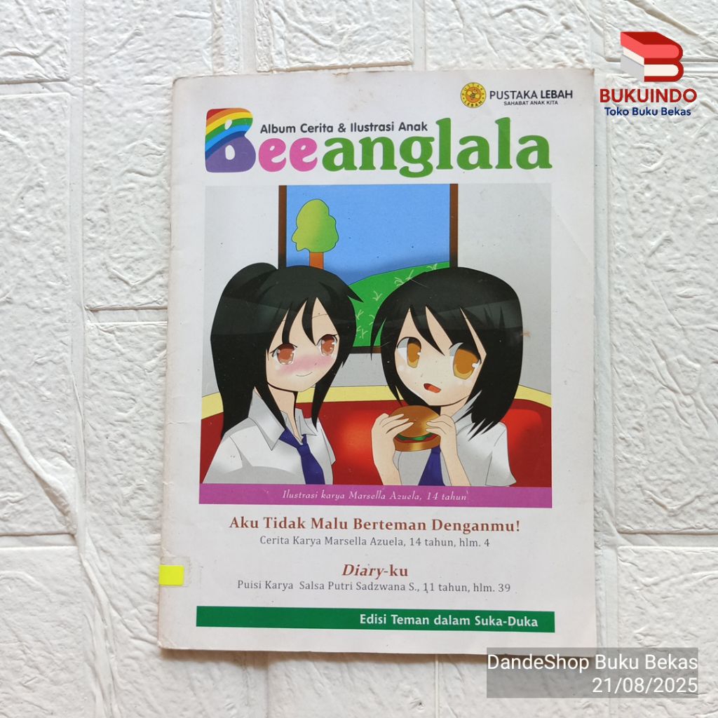 Beeanglala edisi Teman dalam Suka Duka - Album Cerita & Ilustrasi Anak Pustaka Lebah - Buku Cerita A