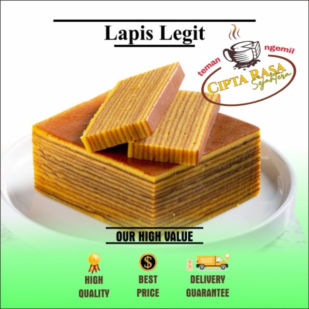 

Teman Ngemil Cipta Rasa Sejahtera Signature Lapis Legit Original