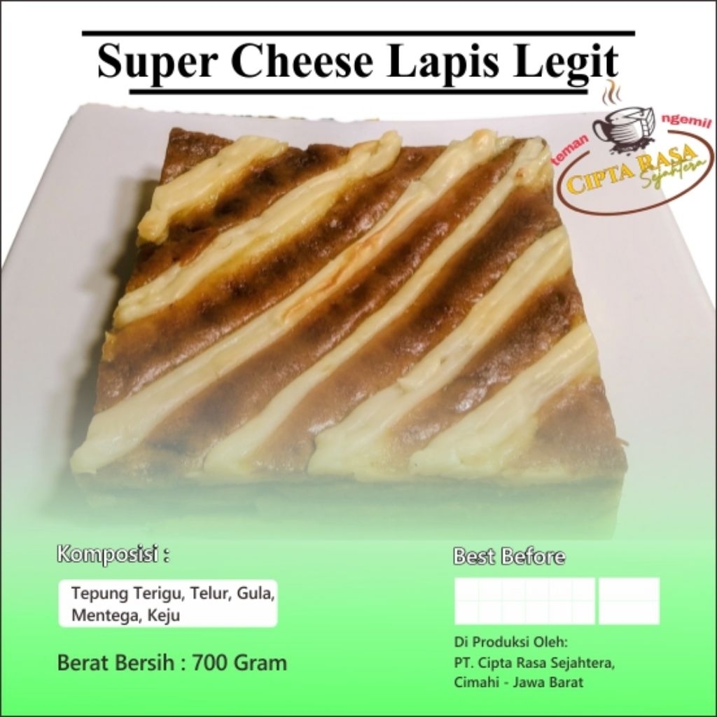 

Lapis Legit Super Cheese By Cipta Rasa Sejahtera