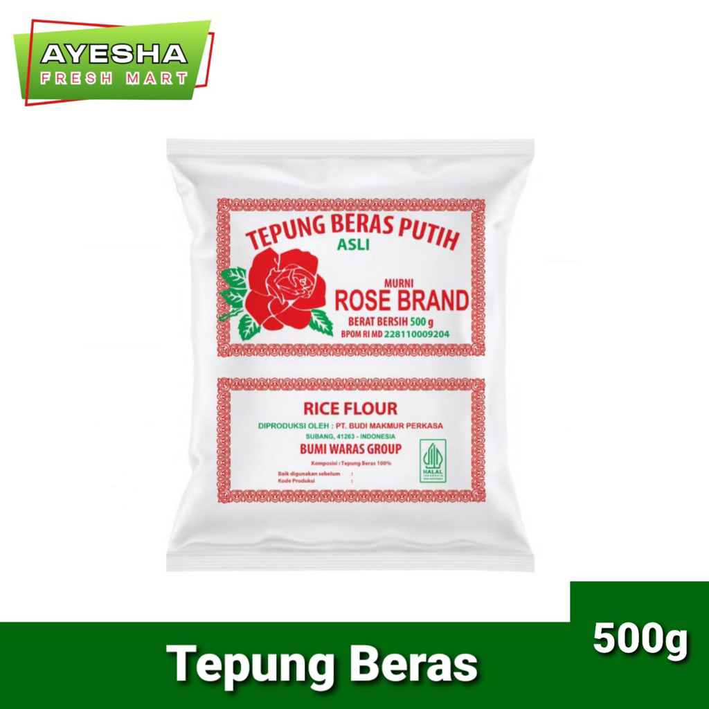 

Tepung Beras Rose Brand 500gr