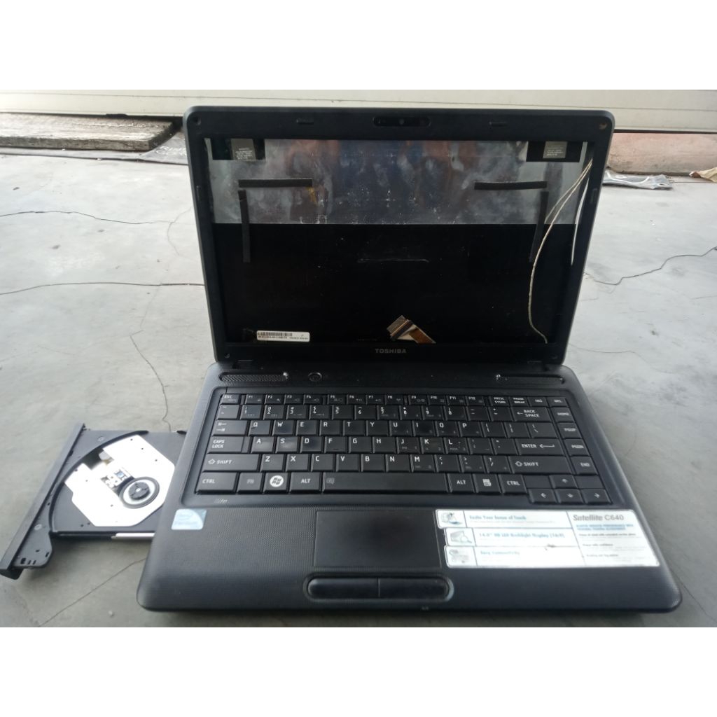 READY  Casing Toshiba C640 (Bekas). Ket. Lengkap : Baca Deskripsi