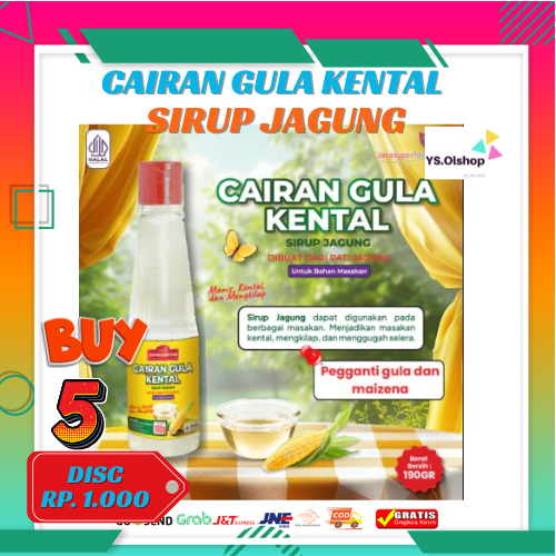 

((HALAL)) CORN SYRUP JAVA SUPER FOOD 190GR / GULA KENTAL / SIRUP JAGUNG / PEMANIS JAGUNG / MULYEOT