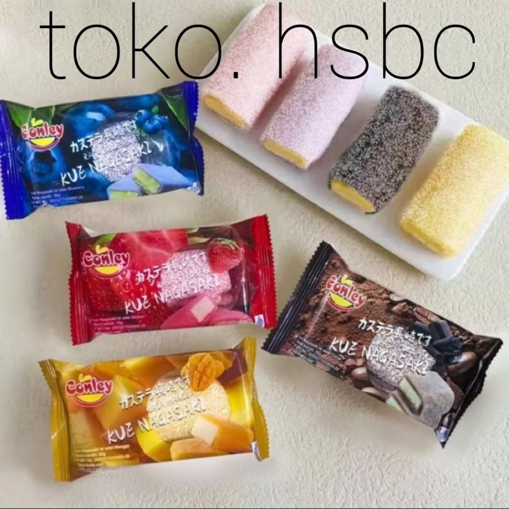 

KUE NAGASAKI CONLEY MOCHI VIRAL harga satuan 1 pcs@35GRAM