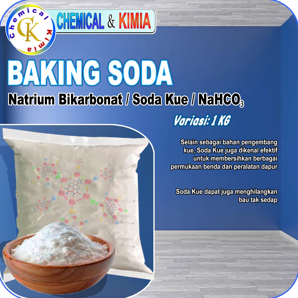 

Baking Soda / Soda Kue / Sodium Bikarbonat (NaHCO3) - 1KG