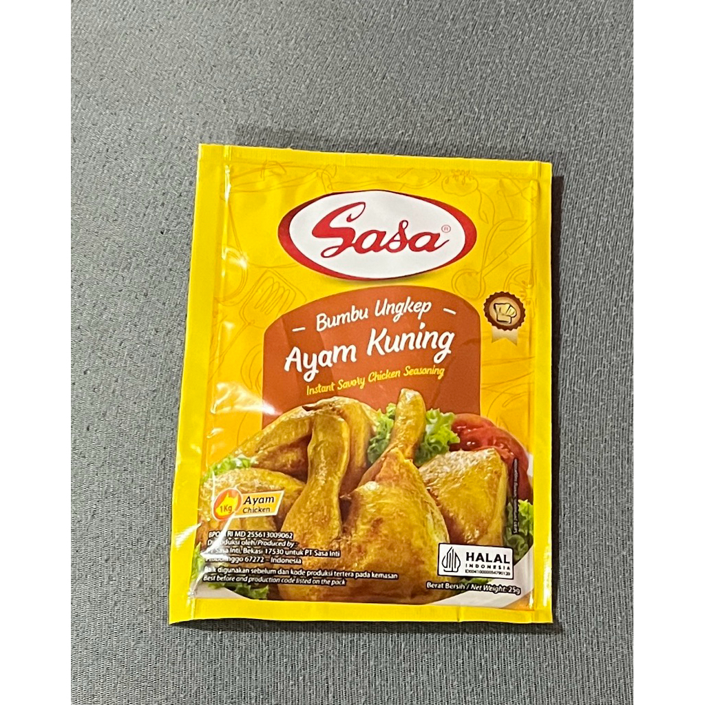 

SASA bumbu ungkep Ayam kuning
