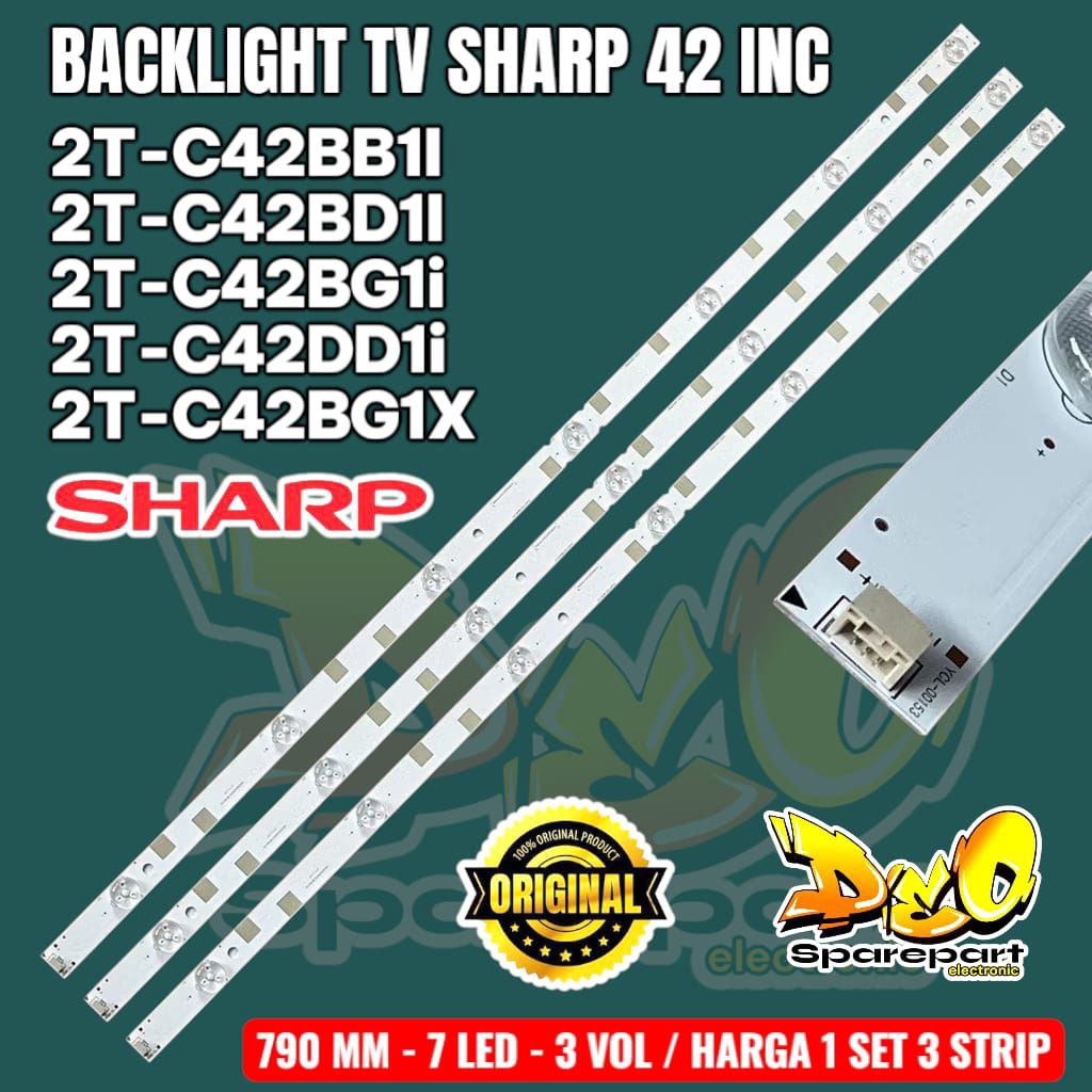 BACKLIGHT TV SHARP 42 INC 2T-C42BB1I 2T-C42BD1I 2T-C42BG1i 2T-C42DD1i 2T-C42BG1X