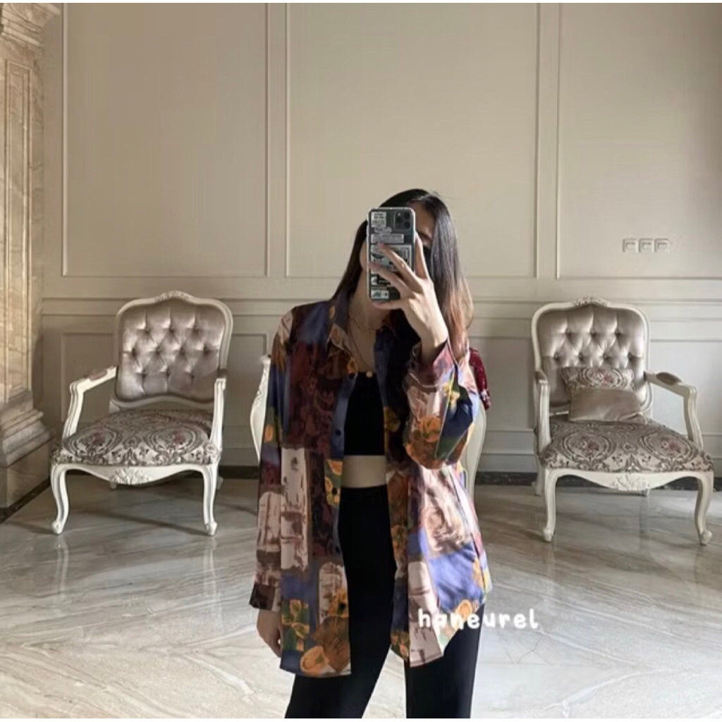 Preloved Kemeja Motif