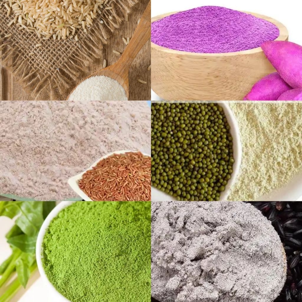 

Tepung 250gr Organik Beras Merah/Putih/Ubi Ungu/Kacang Hijau