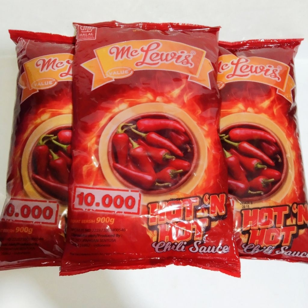 

McLewis Hot N Hot Chili Sauce 900gr