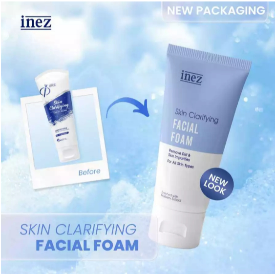 Inez Official - Skin Clarifying Facial Foam | Facial Foam Inez | Face wash inez | Facial wash inez