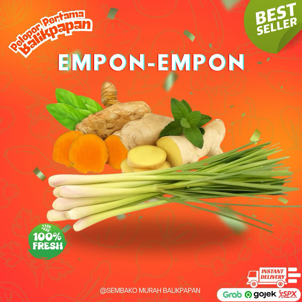 

empon empon/mpon/ponpon lengkap